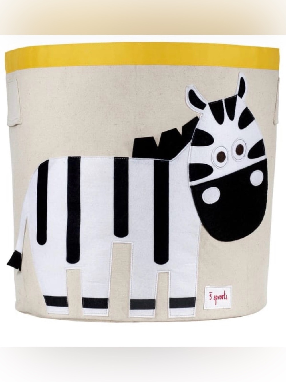 3 Sprouts Zebra Storage Bin